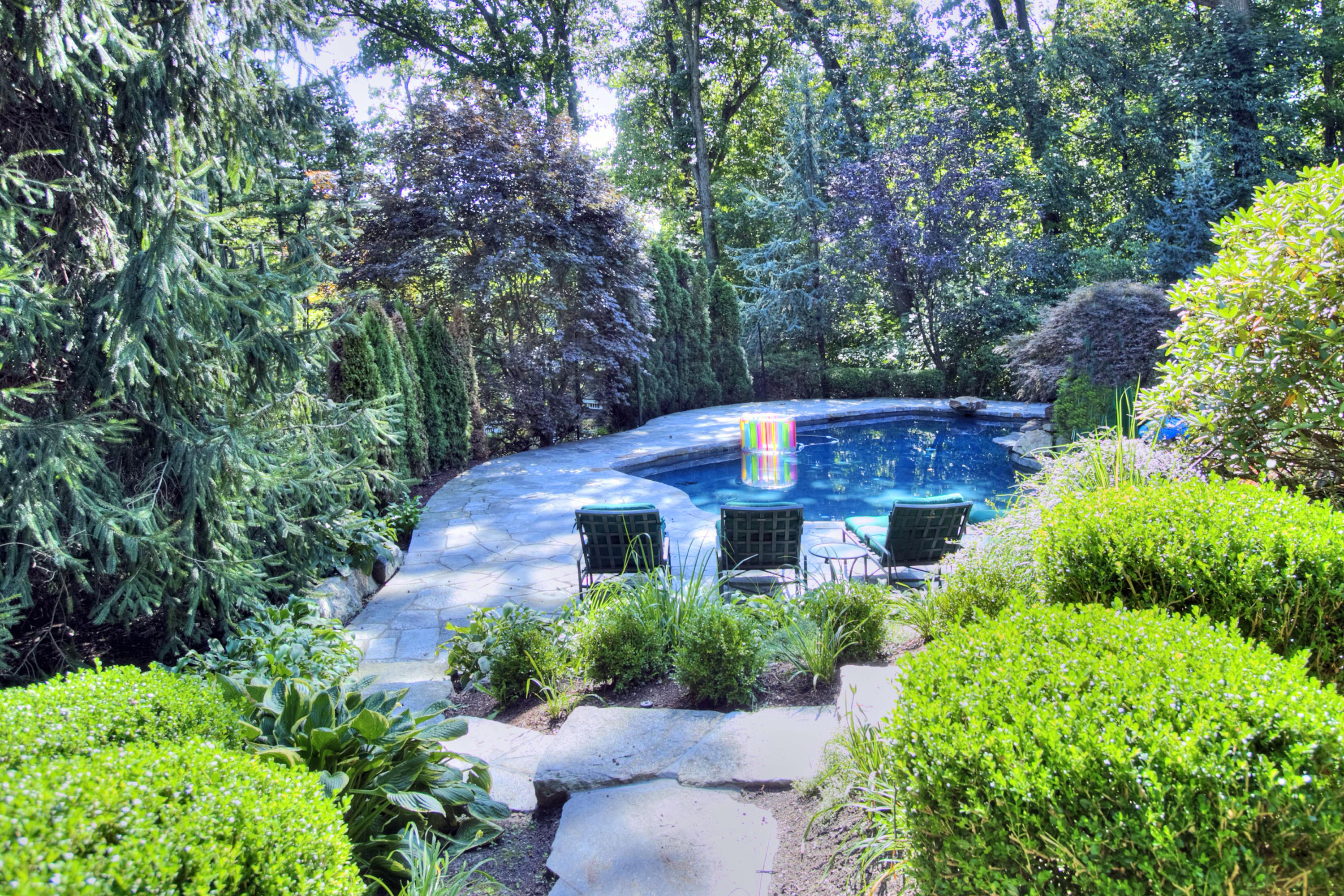 176 Marshall Ridge Road New Canaan, CT 06840 - Photo 21 of 29 an aerial view of a house