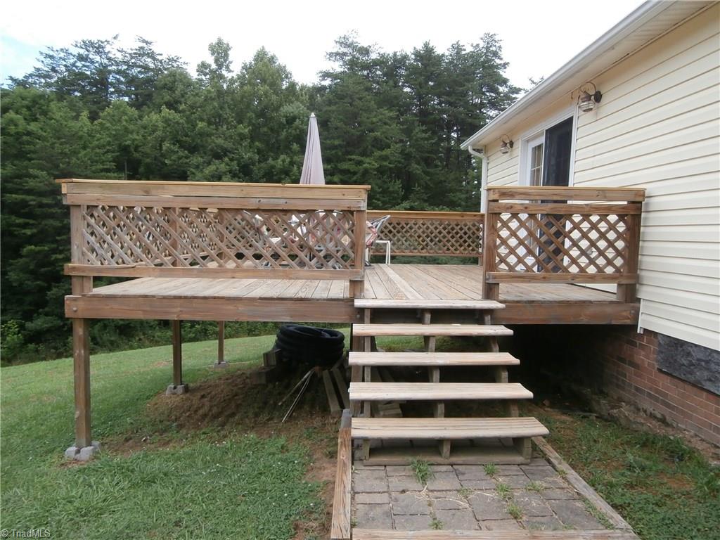 2542 Young Road Walnut Cove, NC 27052 - Photo 25 of 28 Deck off the Master Bedroom is a perfect place for a hot tub.
