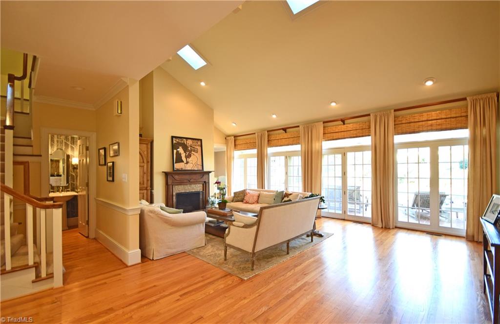 2555 Bitting Road Winston-Salem, NC 27104 - Photo 12 of 27 Den with fireplace