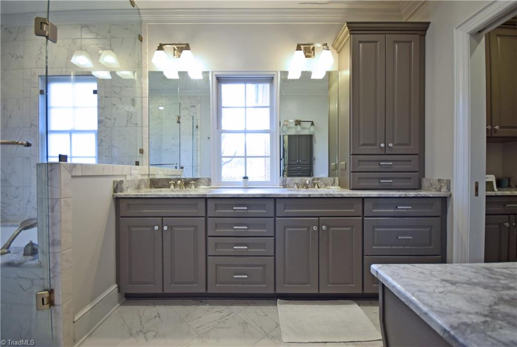 2555 Bitting Road Winston-Salem, NC 27104 - Photo 17 of 27 Luxurious Master Bath - completely updated!