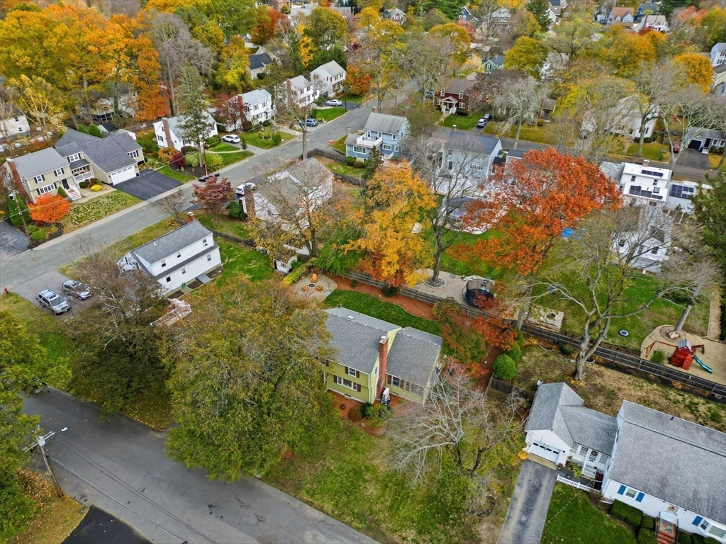 5 Sheffield Road Stoneham, MA 02180 - Photo 34 of 37 an aerial view of residential houses with outdoor space