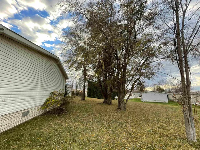 a view of a house with a large tree