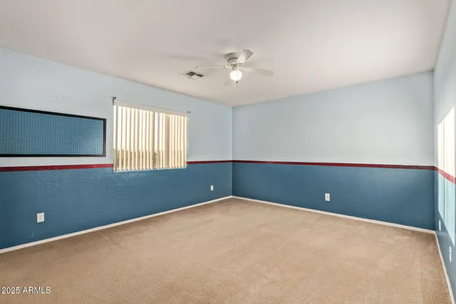 a view of cabinets with window