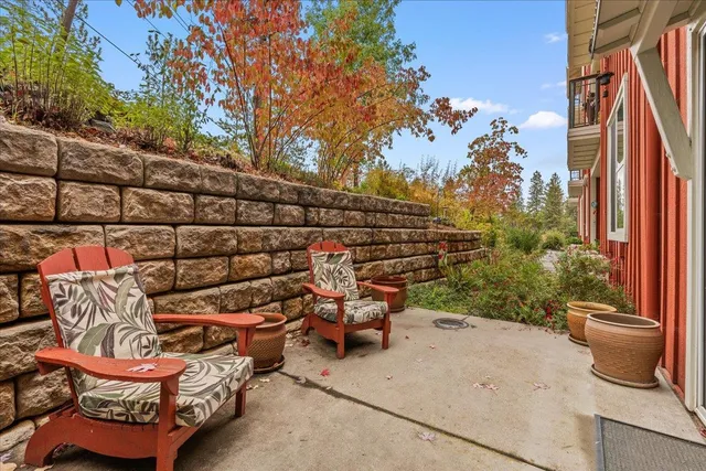 a view of outdoor space and patio