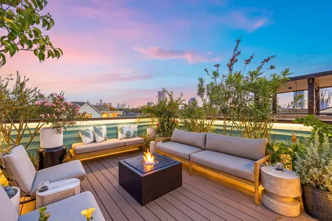 a view of a couches in a patio