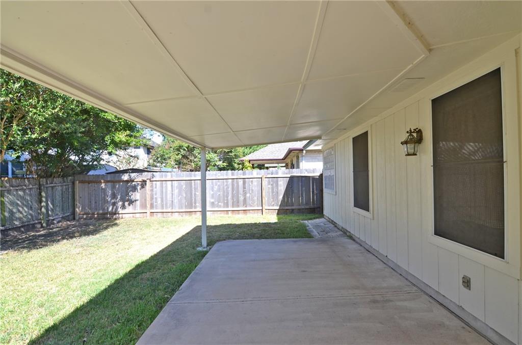 3609 Ruby Red Drive Austin, TX 78728 - Photo 19 of 21 Fenced backyard featuring a patio area