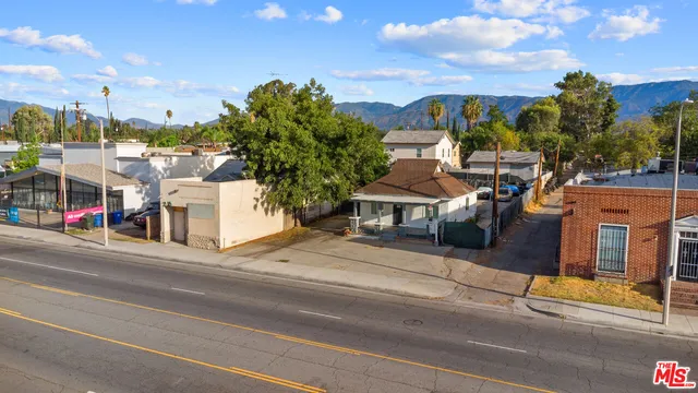 a view of a house with a terrace