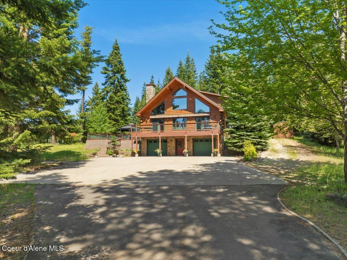 13764 South Ridgeview Drive Harrison, ID 83833 - Photo 58 of 60 05-Aerial front of home