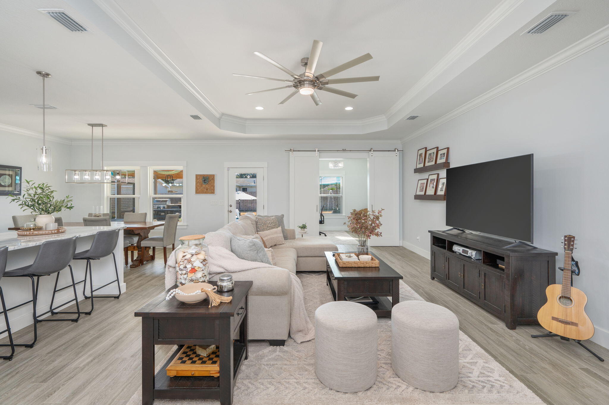 8 Maple Avenue Shalimar, FL 32579 - Photo 14 of 71 a living room with furniture and a flat screen tv