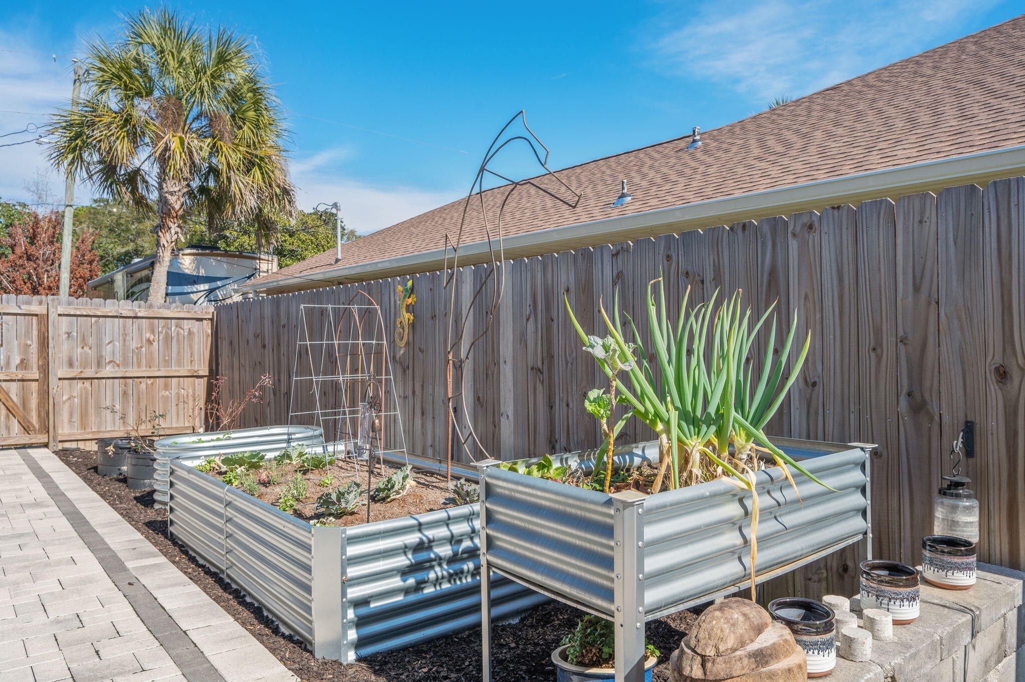 8 Maple Avenue Shalimar, FL 32579 - Photo 68 of 71 a view of a backyard with a sitting area