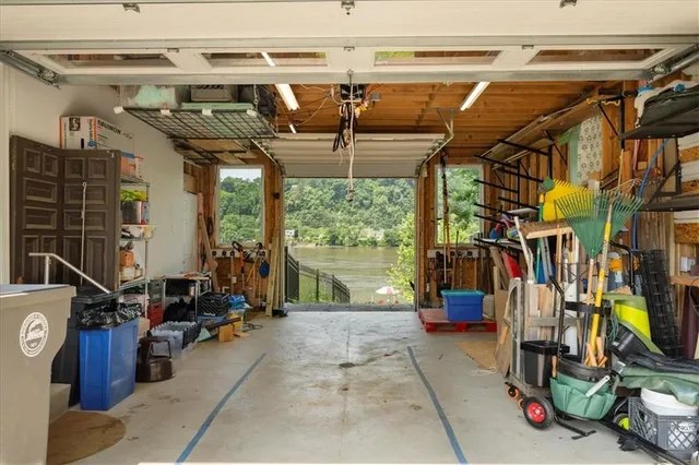 a view of storage and utility room