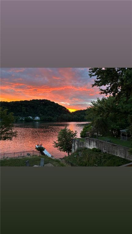 548 Penn Street Verona, PA 15147 - Photo 8 of 47 a sunset view with lake view