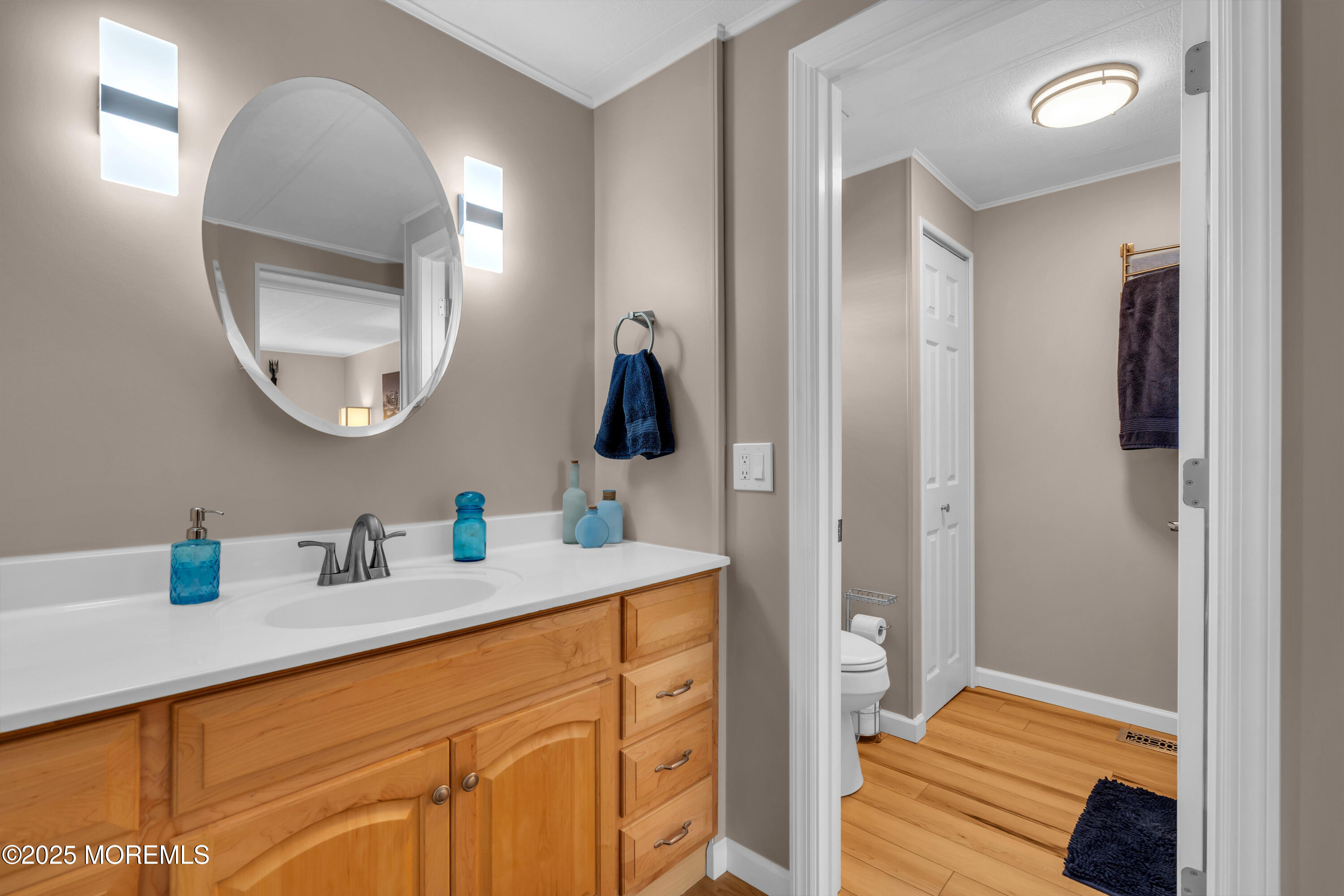166 Mockingbird Way Whiting, NJ 08759 - Photo 22 of 28 a en suite bathroom with a sink and a mirror