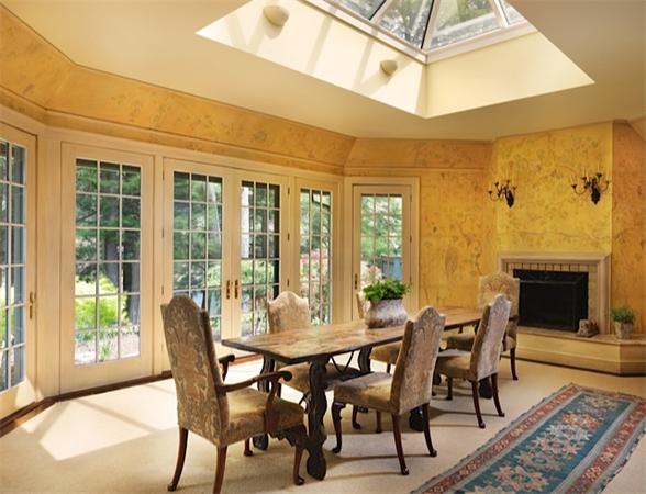 2 Willow Road Weston, MA 02493 - Photo 10 of 21 a view of a dining room with furniture window and outside view