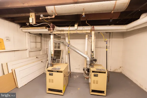 a view of storage and utility room
