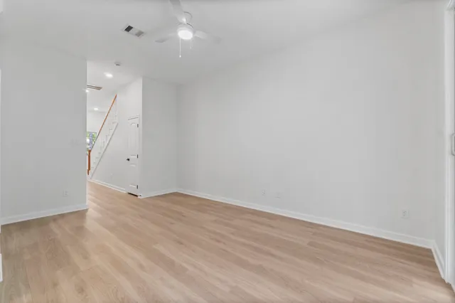 wooden floor in an empty room