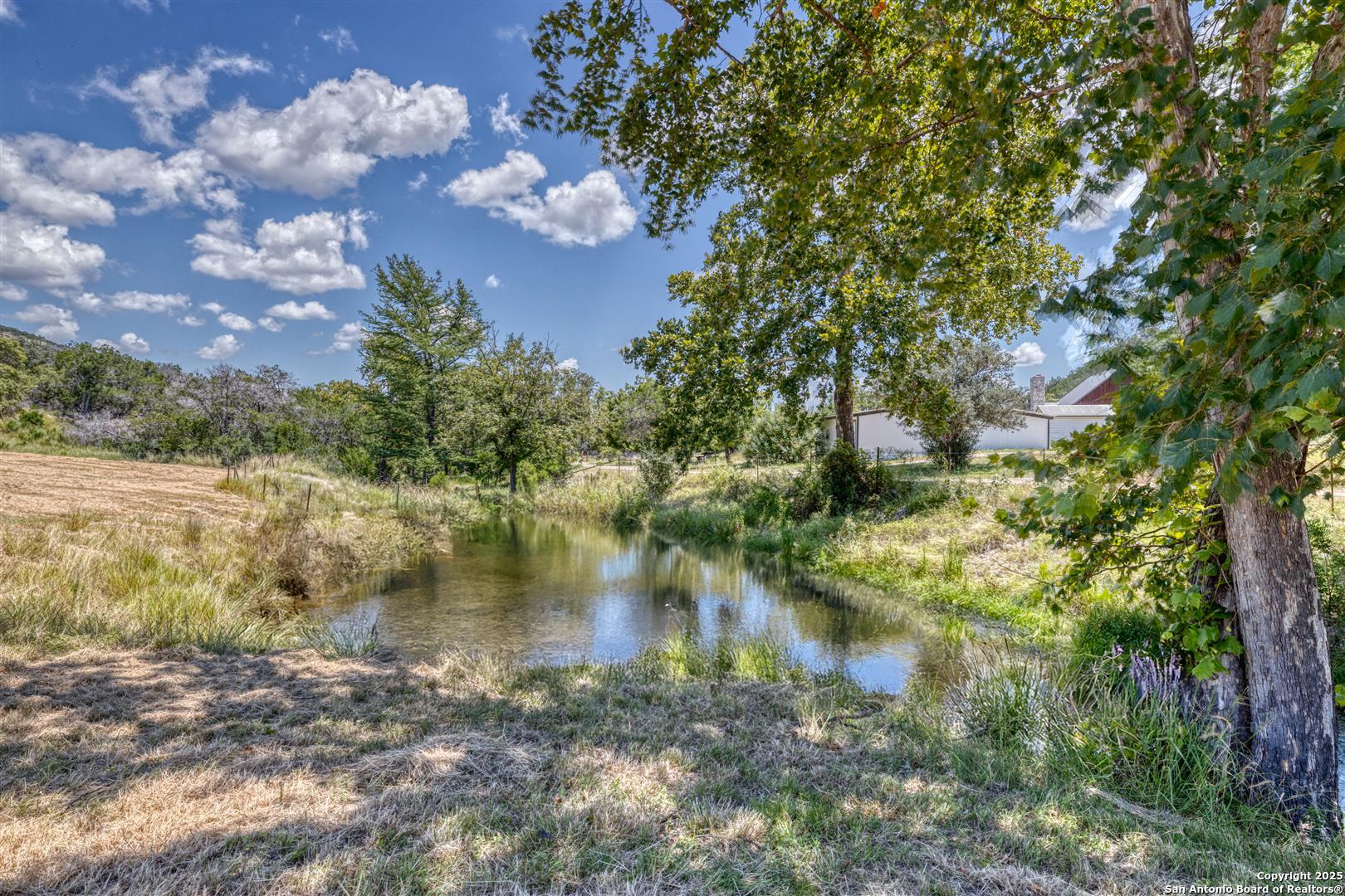 2242 Patterson Creek Road Leakey, TX 78873 - Photo 7 of 57 a view of a lake in middle of forest