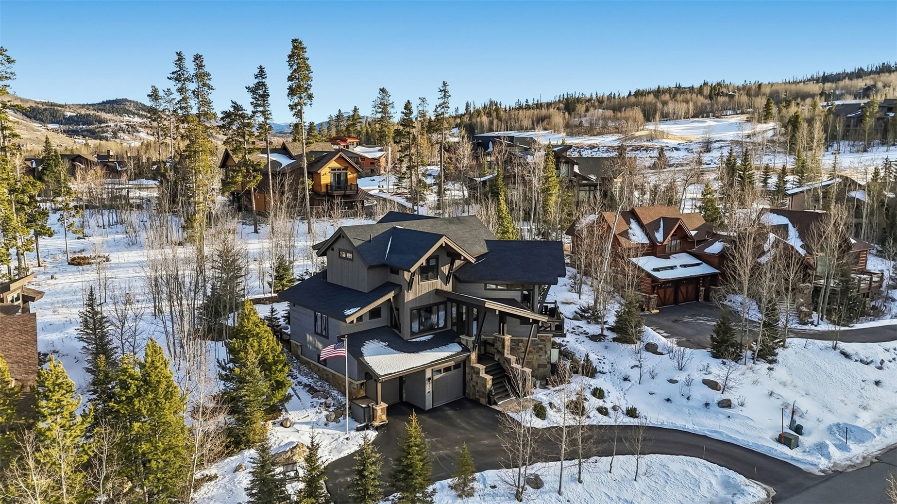 a view of a city with tall buildings