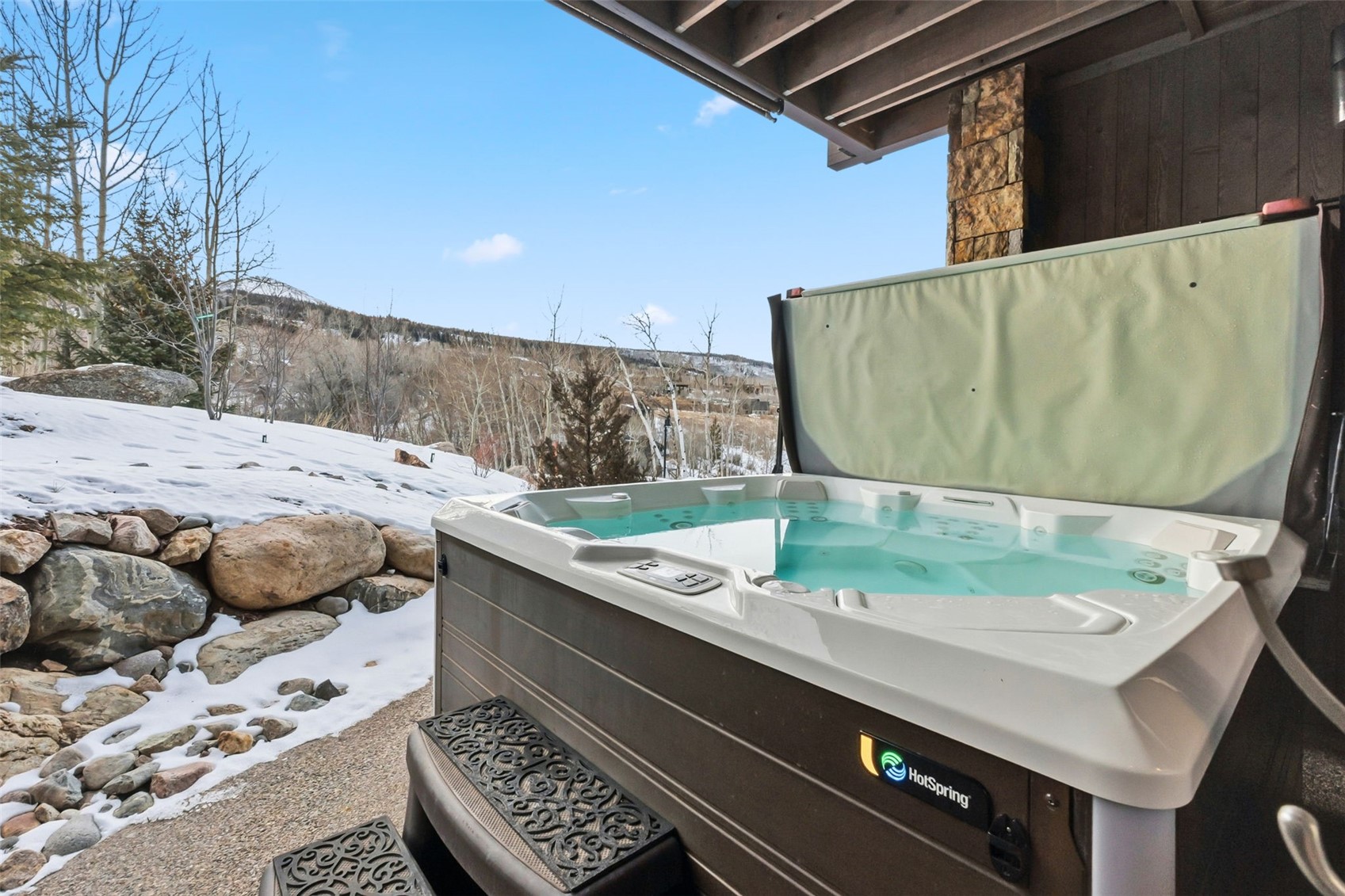 240 Game Trail Road Silverthorne, CO 80498 - Photo 39 of 49 a view of a backyard