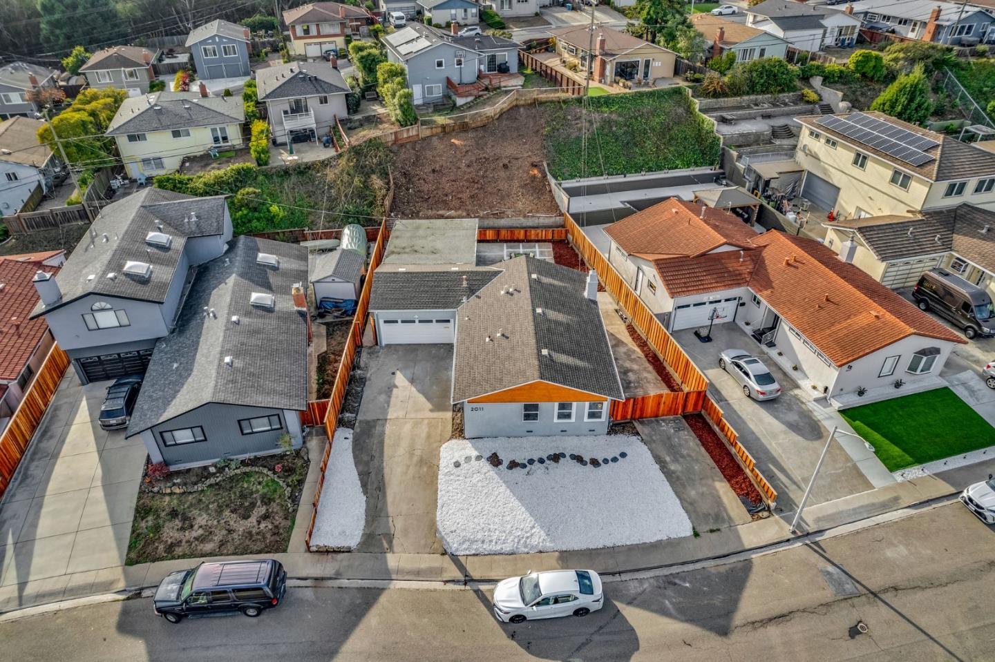 2011 Willow Way San Bruno, CA 94066 - Photo 51 of 57 an aerial view of residential houses with outdoor space