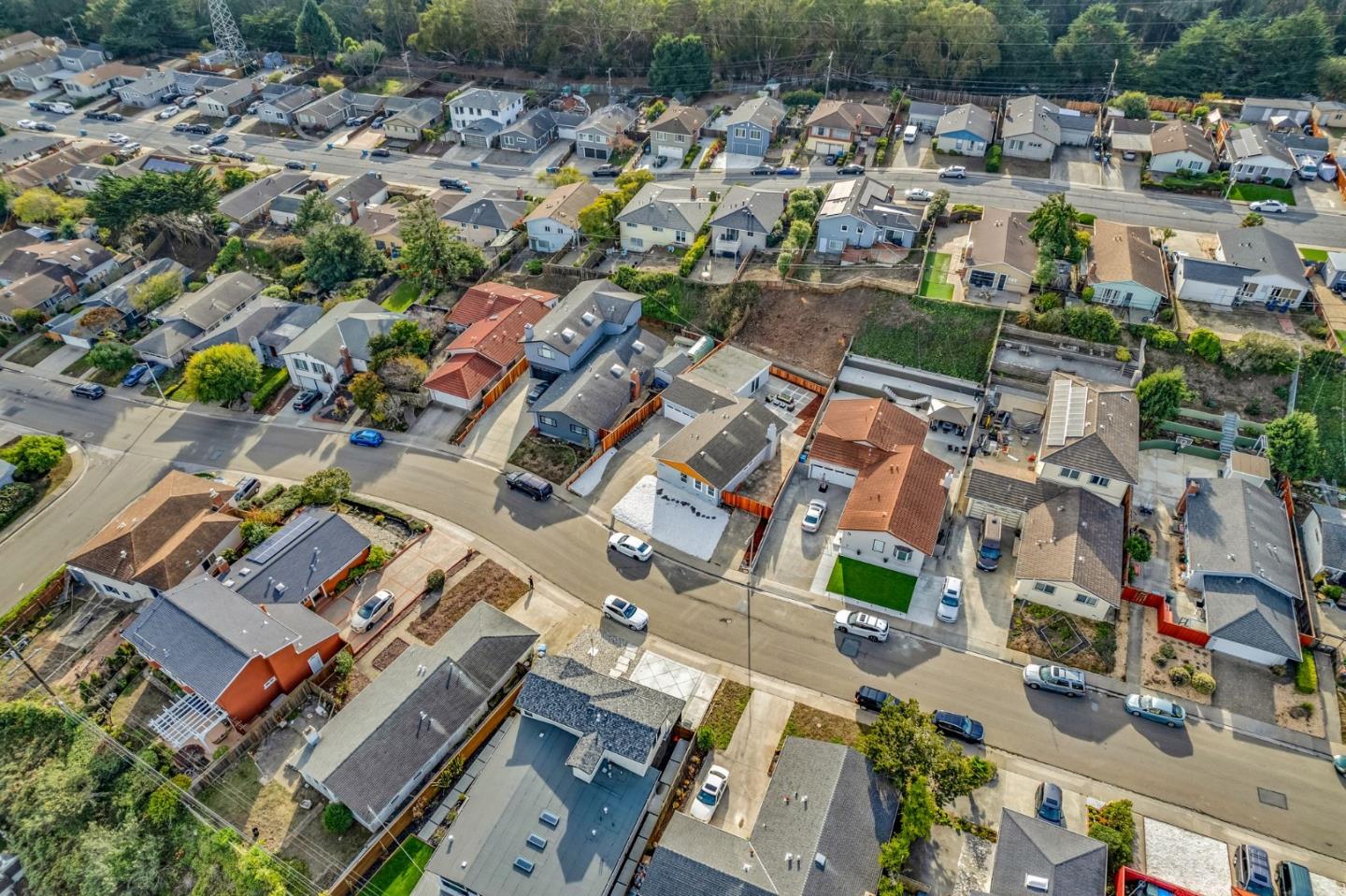 2011 Willow Way San Bruno, CA 94066 - Photo 54 of 57 an aerial view of residential houses with outdoor space