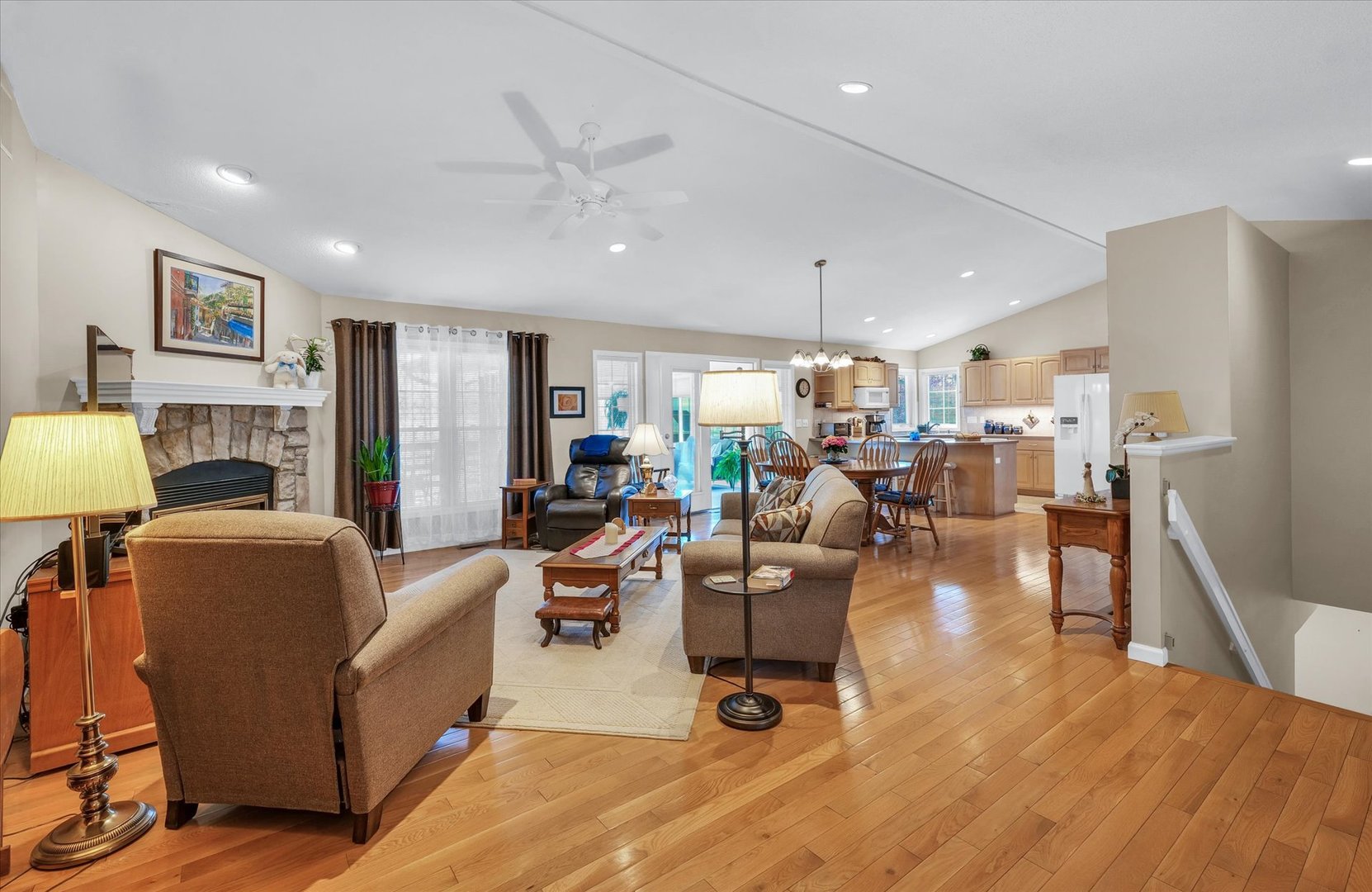 3204 Ridge Park Road Urbana, IL 61802 - Photo 7 of 56 a living room with furniture and a wooden floor