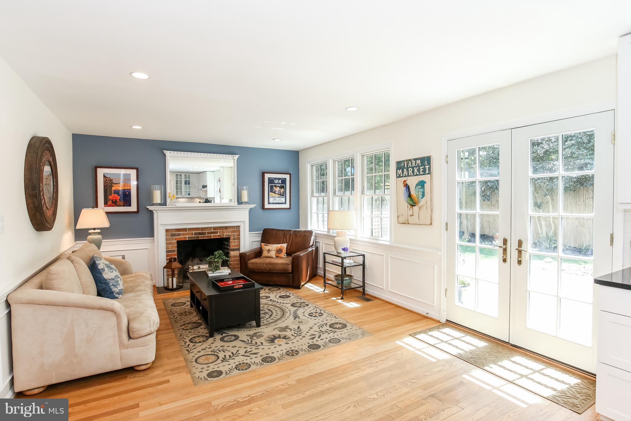 4906 Baltan Road Bethesda, MD 20816 - Photo 5 of 23 Family Room w/Access to Patio