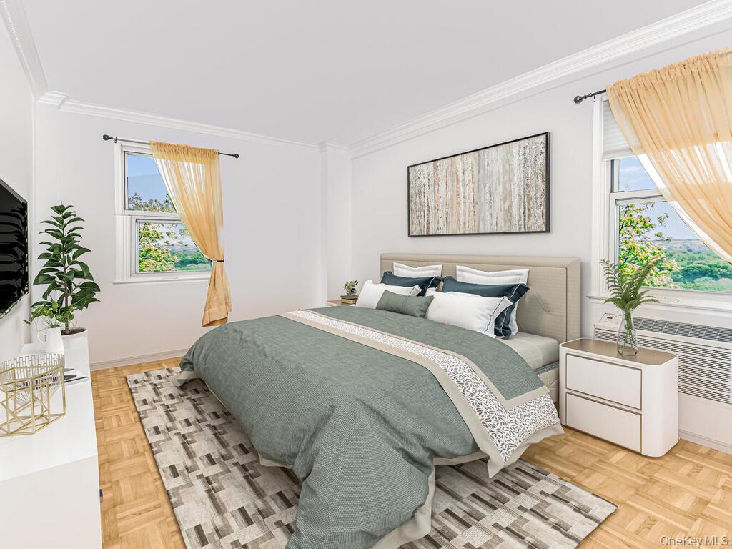 5500 Fieldston Road, Unit 5AA Bronx, NY 10471 - Photo 5 of 14 a bedroom with a large bed and a window