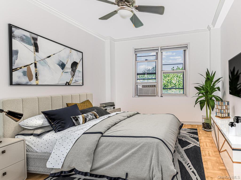 5500 Fieldston Road, Unit 5AA Bronx, NY 10471 - Photo 6 of 14 a bedroom with a bed and a window