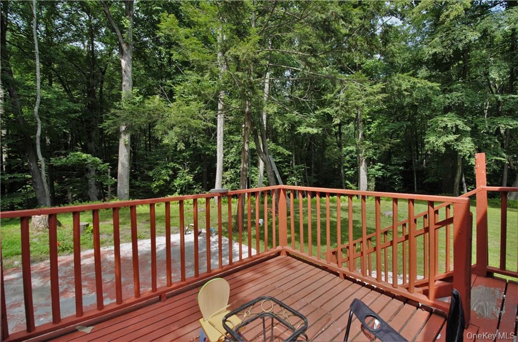 16 Woodland Road Middletown, NY 10940 - Photo 2 of 13 Back Deck view of private back yarf