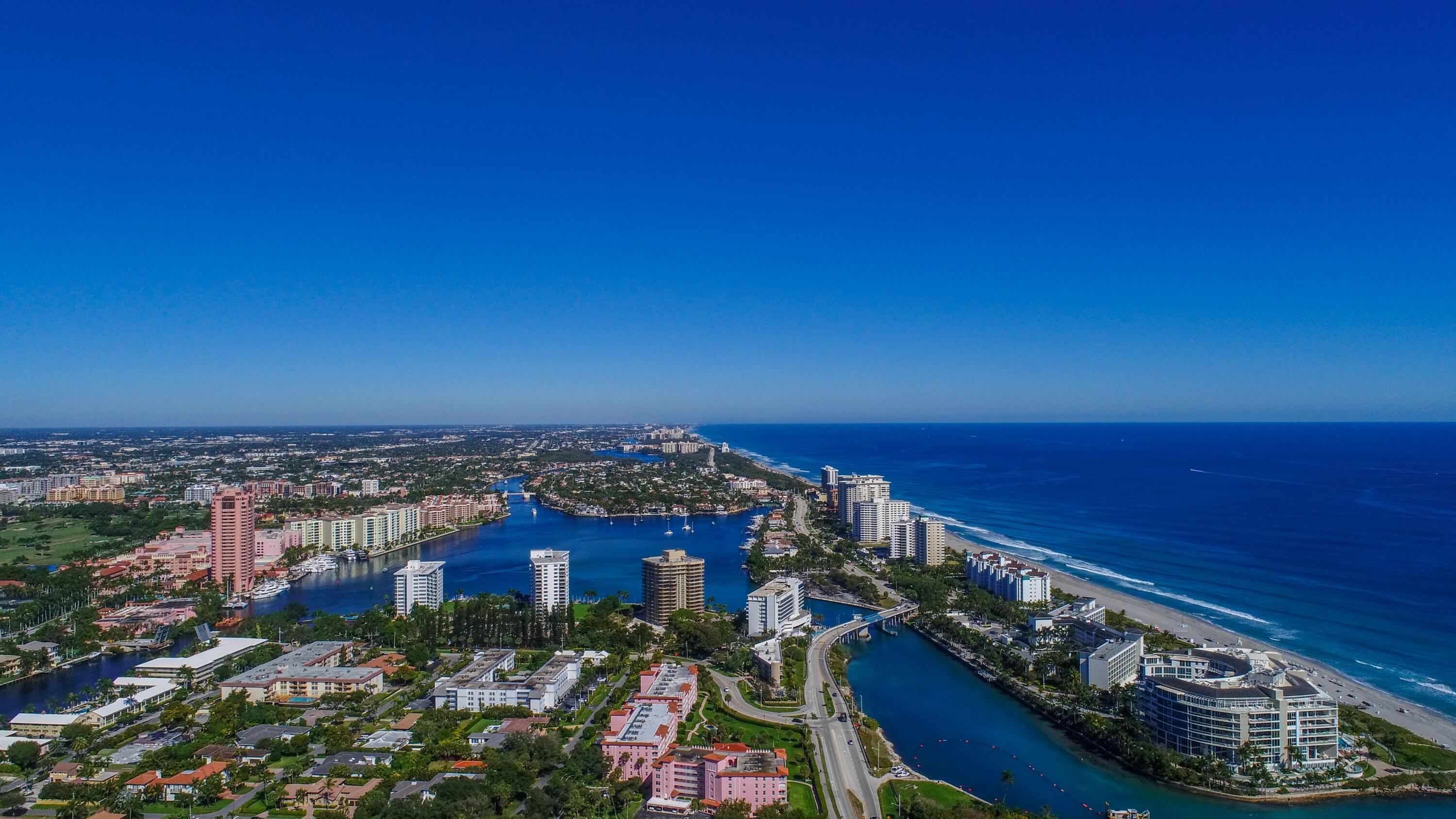 1299 South Ocean Boulevard, Unit R1 Boca Raton, FL 33432 - Photo 38 of 44 Aerial Look North