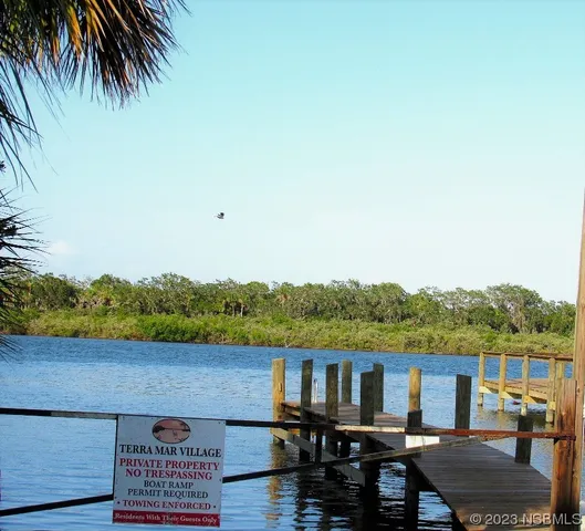 a view of a lake with a mountain view