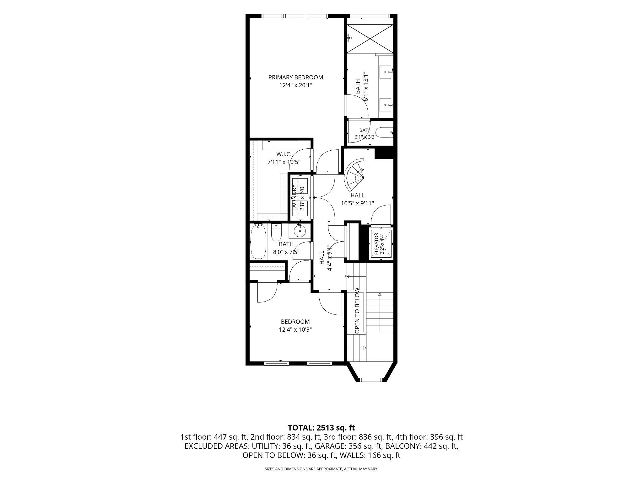 1110 Holden Road Frederick, MD 21701 - Photo 37 of 38 3rd Level Floorplan