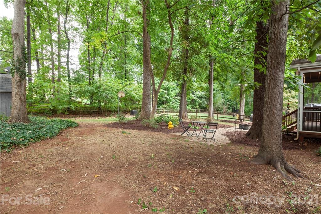 2512 Olde Whitehall Road Charlotte, NC 28273 - Photo 22 of 25 a view of a tree in the middle of a yard