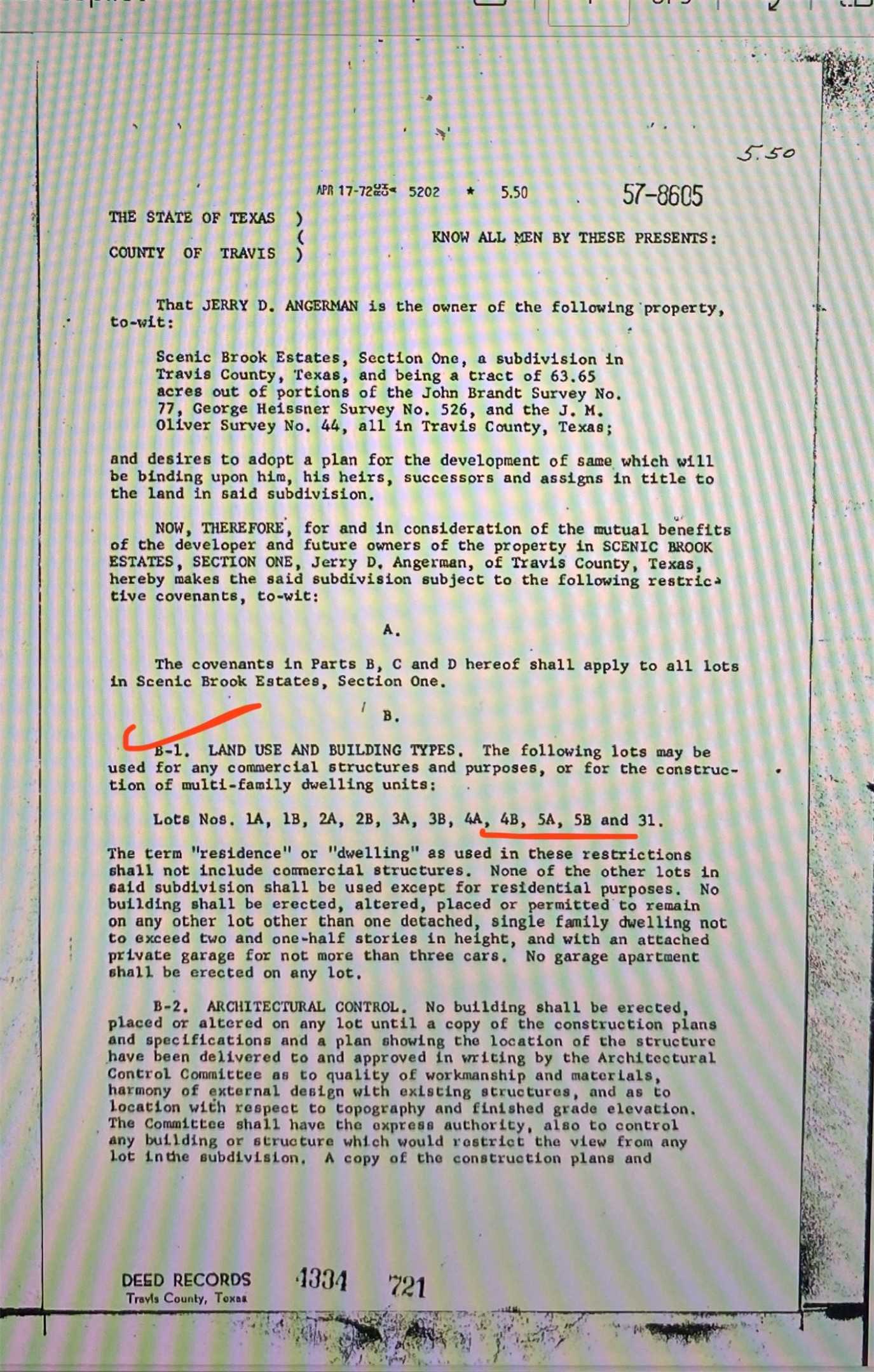 Tbd Lot 5 A Tbd Road Austin, TX 78736 - Photo 4 of 5 View of miscellaneous document
