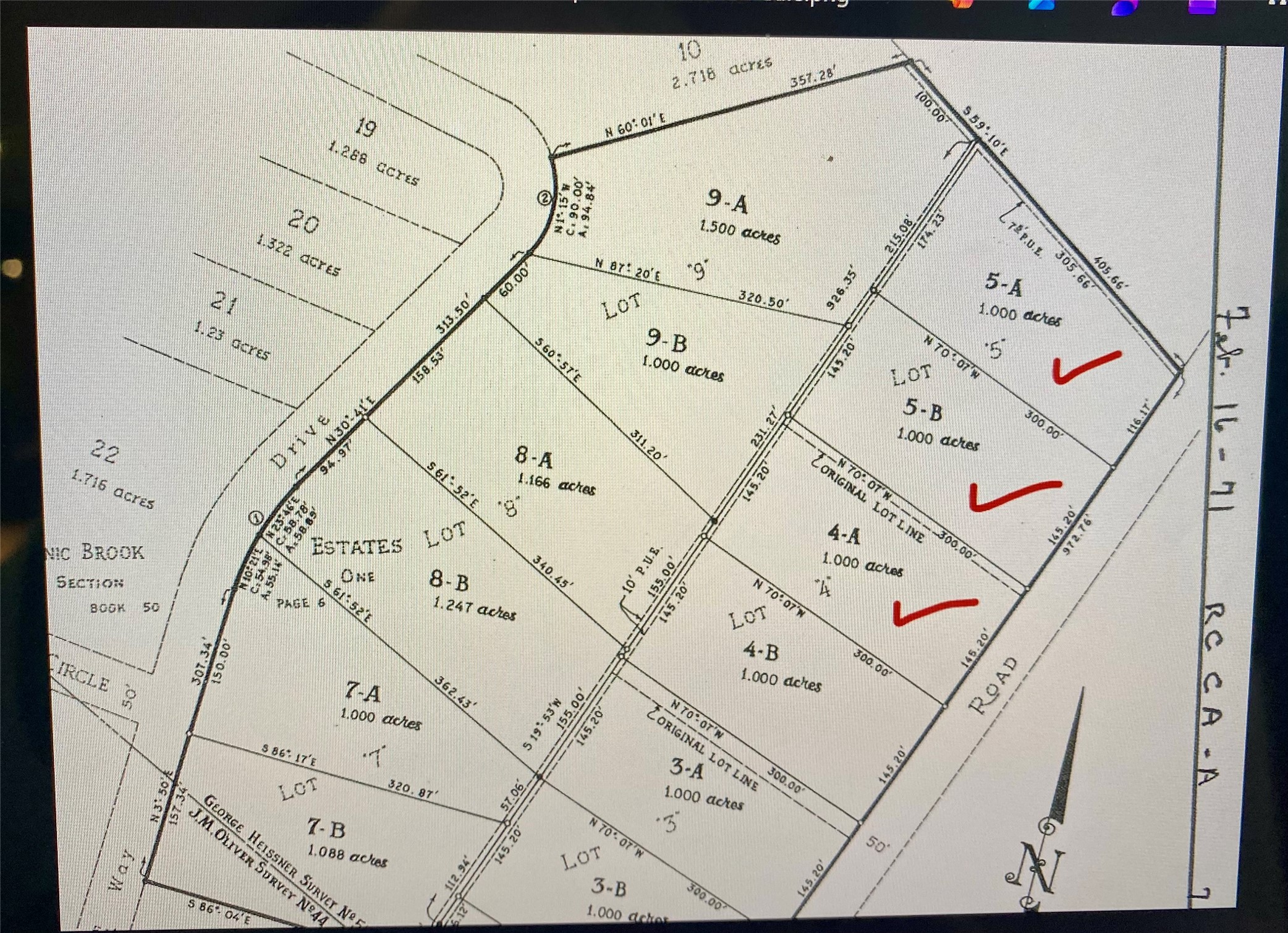 Tbd Lot 5 A Tbd Road Austin, TX 78736 - Photo 5 of 5 Map of parcels
