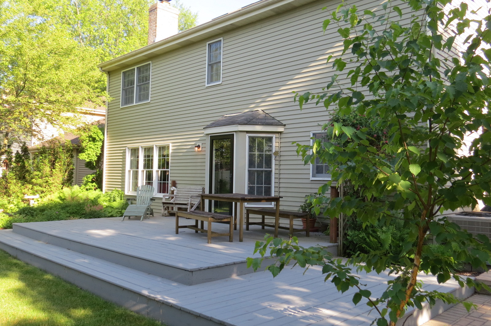 1805 Forest Ridge Road St. Charles, IL 60174 - Photo 22 of 25 a view of a house with sitting area and garden