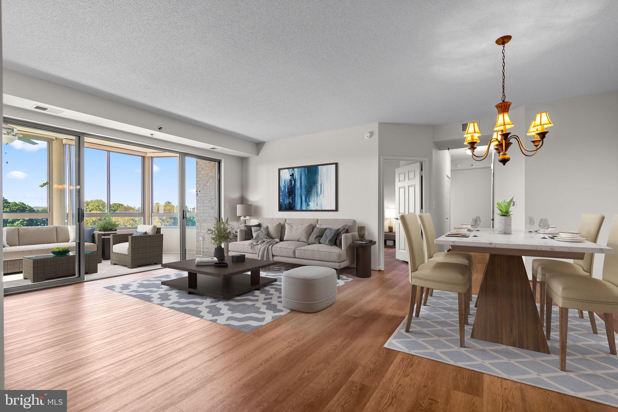 3210 North Leisure World Boulevard, Unit 1001 Silver Spring, MD 20906 - Photo 2 of 47 Virtually staged-Living/Dining