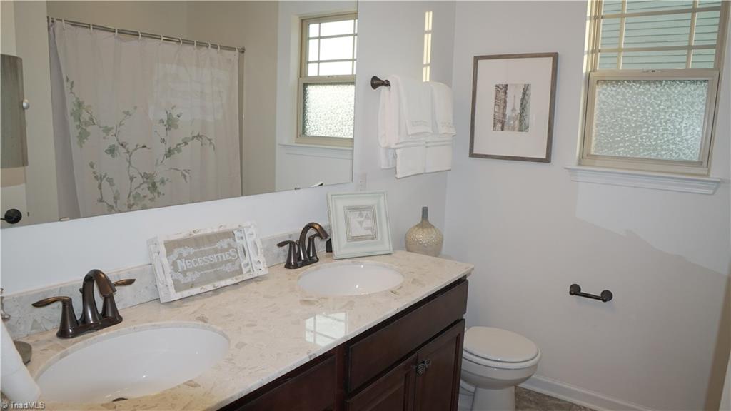 4626 White Beard Road High Point, NC 27265 - Photo 16 of 23 2nd Floor Double Vanity Bathroom