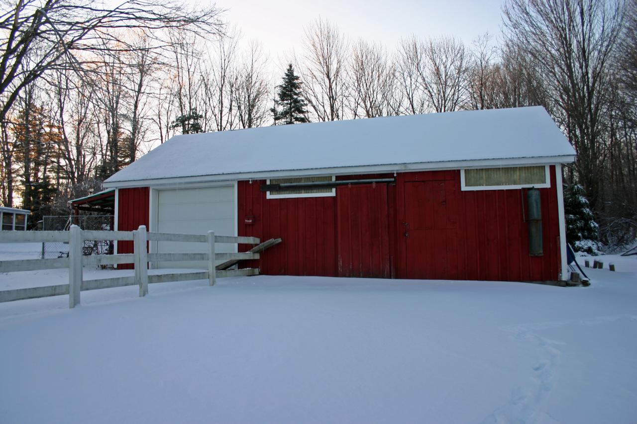 124 County Road Huntington, MA 01050 - Photo 16 of 17 a backyard of a house with table and chairs