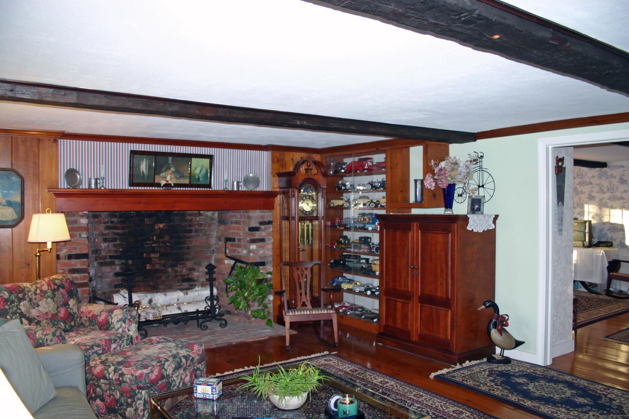 124 County Road Huntington, MA 01050 - Photo 5 of 17 a living room with furniture and a fireplace