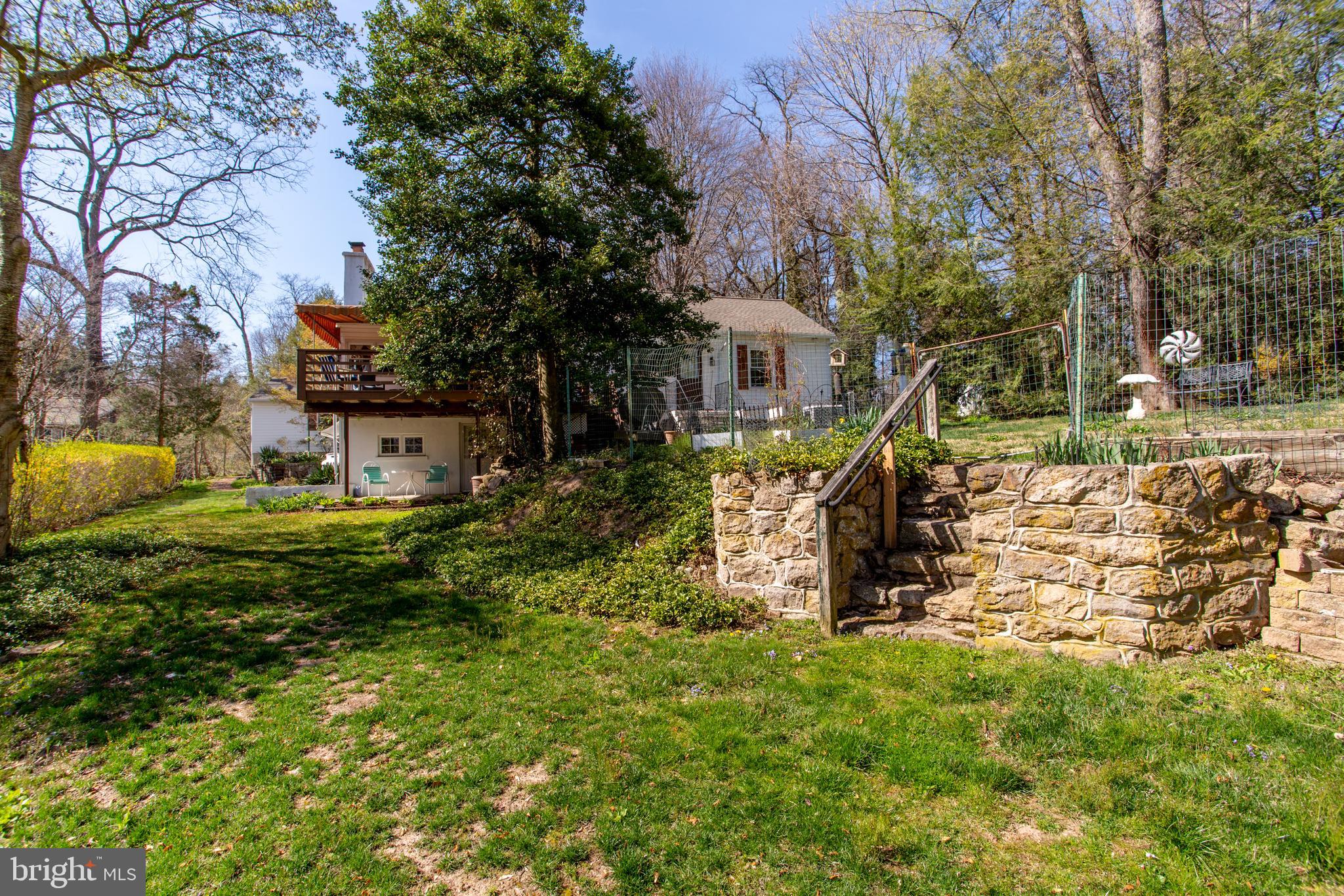 6682 Upper York Road New Hope, PA 18938 - Photo 48 of 56 Tiered backyard towards the house