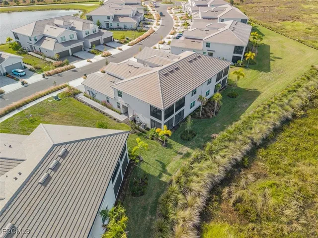 a view of a swimming pool with a mountain view