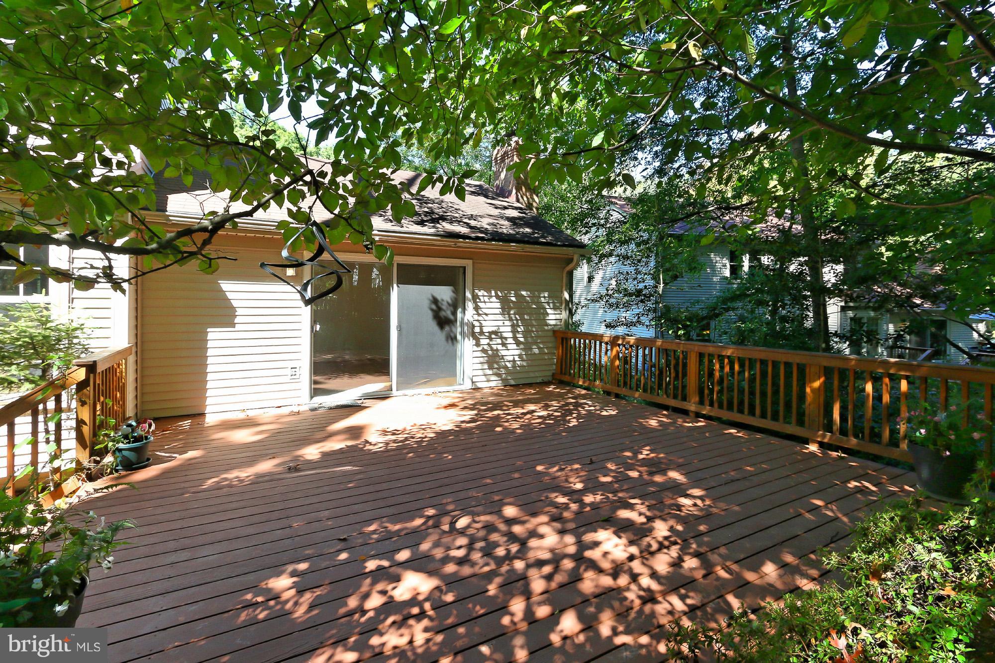 9849 Natick Road Burke, VA 22015 - Photo 23 of 29 Spacious deck off the family room