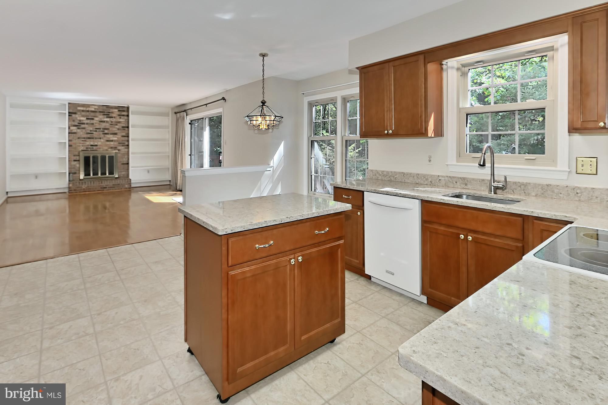 Kitchen with newer cabinets