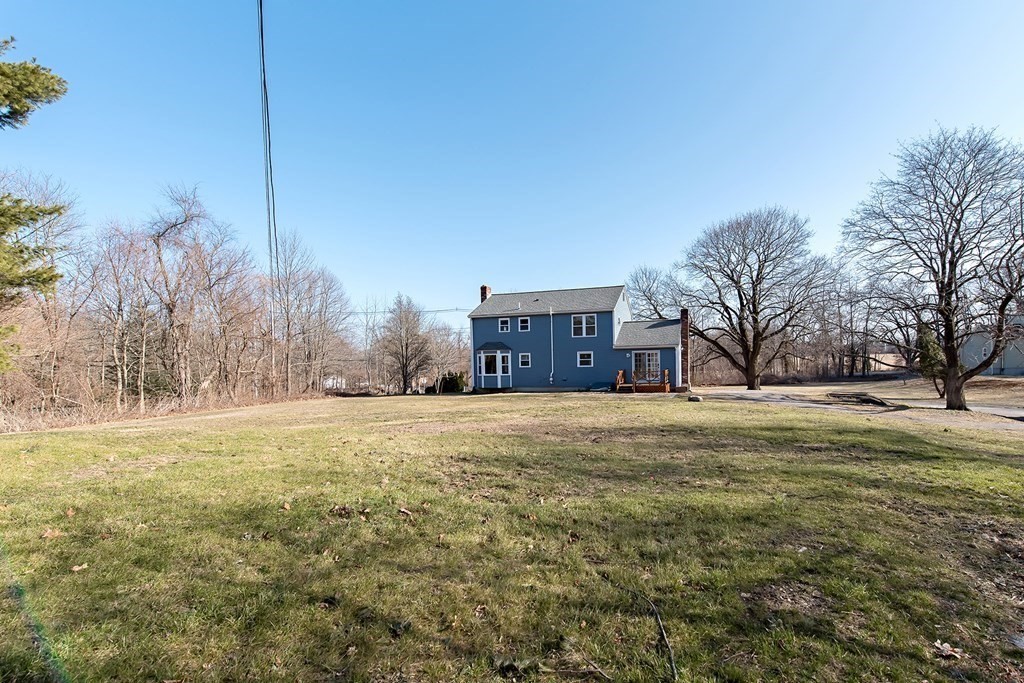 889 Upper Union Street Franklin, MA 02038 - Photo 6 of 42 a tall tree in the middle of a yard