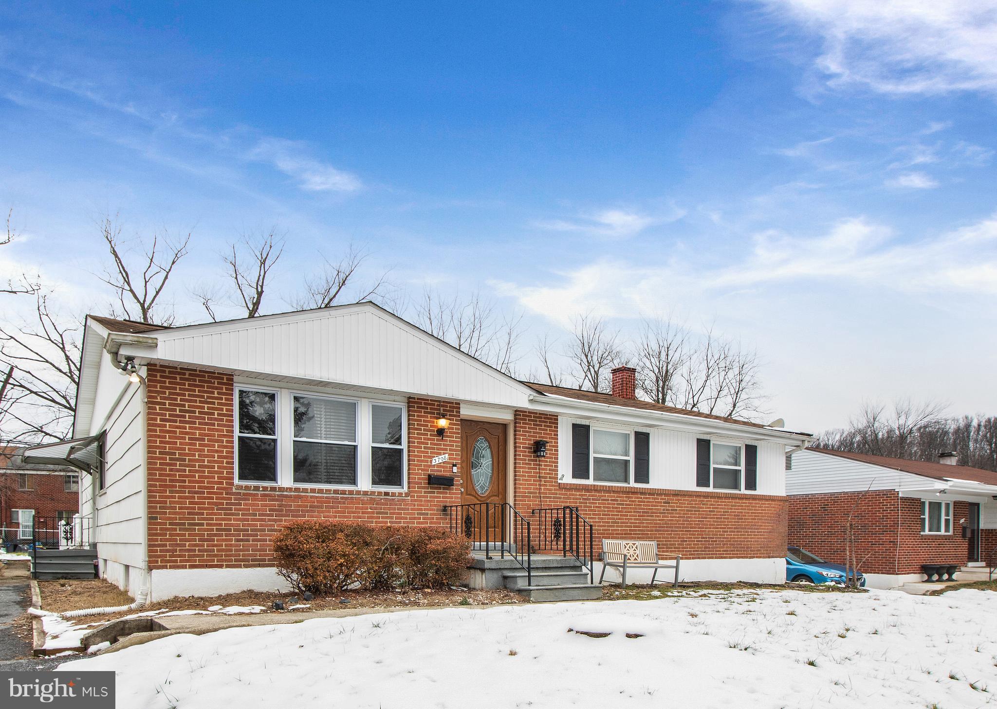 3708 Collier Road Randallstown, MD 21133 - Photo 2 of 25 a front view of a house with a yard