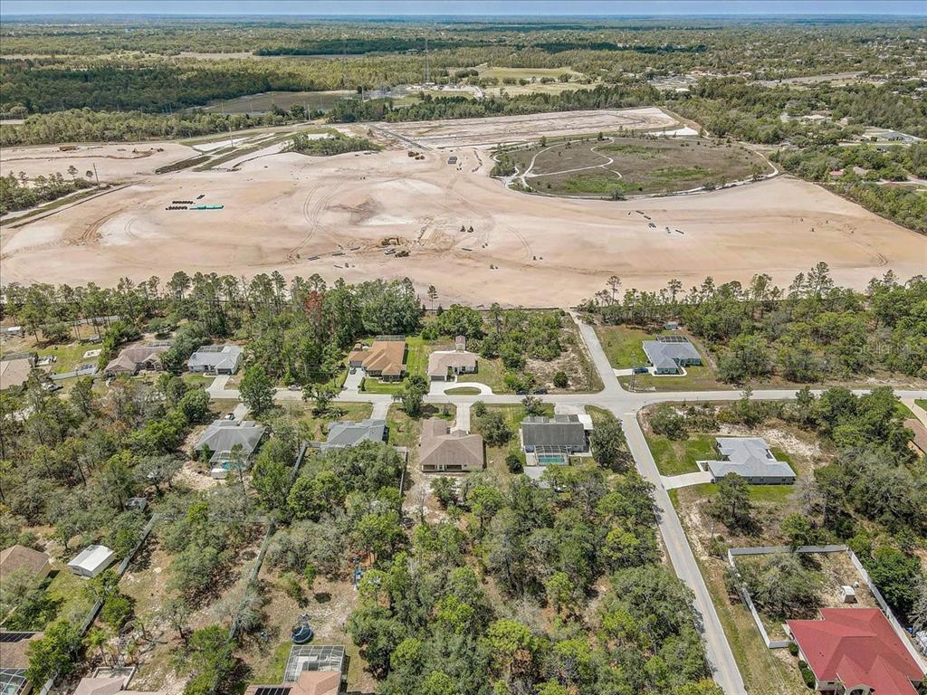 7314 Madrid Road Weeki Wachee, FL 34613 - Photo 44 of 54 an aerial view of residential houses with outdoor space