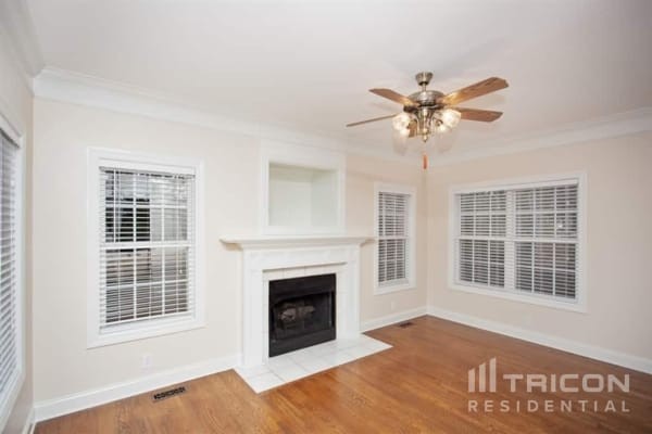2911 Wolves Trail Murfreesboro, TN 37127 - Photo 3 of 15 a view of an empty room with a window and a fireplace