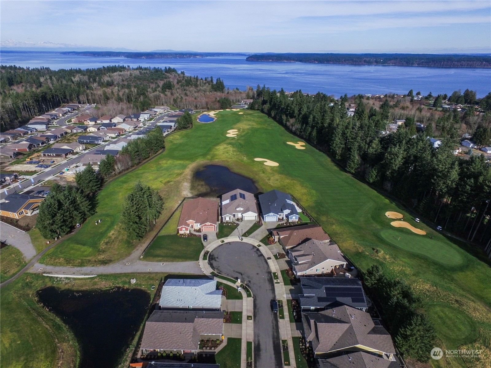 5018 Cypress Loop Northeast Lacey, WA 98516 - Photo 25 of 30 an aerial view of a house with a garden